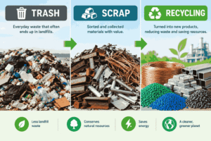 A Pile of Scrap Through a Scrap Dealer's Eyes