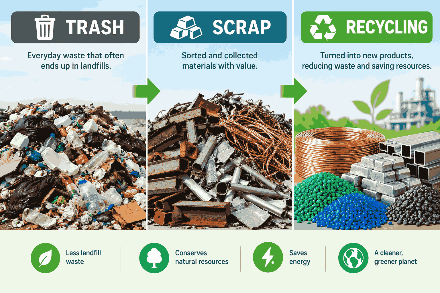 A Pile of Scrap Through a Scrap Dealer's Eyes